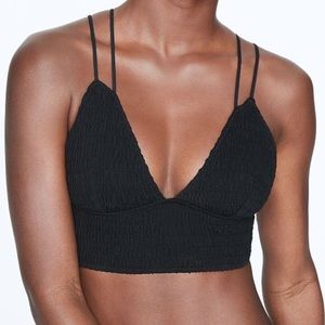 PINK Victoria’s Secret Smocked Triangle Bralette